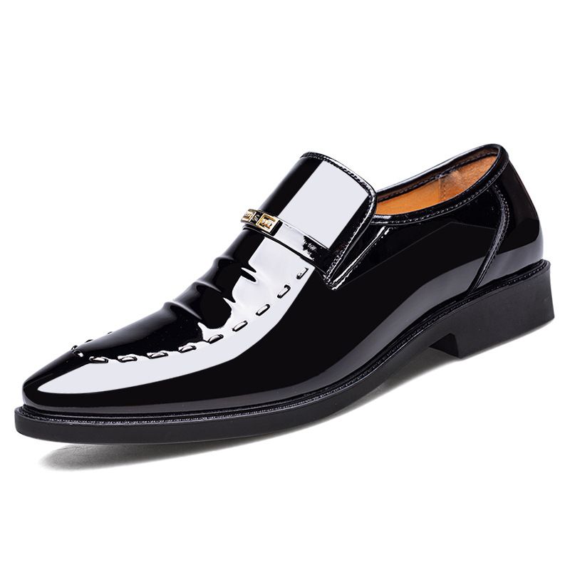 Preferred Large-sized Leather For Men, Breathable Korean Version Shoes, Business Dress, Low Top Shoes_vogvips.com