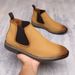 European Warm Series Men Large Size Autumn Winter New Style Suede Martin British Pointed Toe Trendy Versatile Boots_vogvips.com