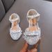 New Ladies Baby Girls Girls Princess Diamond Sandals Single Shoes Leather Shoes Dance Performance Shoes_vogvips.com