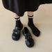 Loafers For Women Autumn Women's Small Leather Shoes One Leg Women's Shoes Small Fragrant Style Ins Trend_vogvips.com