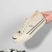 Smiling Canvas For Women 2024 New Summer Versatile Casual Breathable Sneakers Genuine Leather Thick Sole Low Top Board_vogvips.com