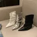 Winter High Heeled Cotton Womens Fashion Pointy Set Feet Soft Sole Anti Slip Wear Resistant Short Boots 260602_vogvips.com