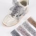 Shoe Accessories 2.5cm widened shoelaces leopard pattern silk lace shoelaces flat wide snow yarn straps_vogvips.com
