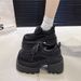 British Casual Small Leather Shoes Women's Big Head Small Comfortable Loafers_vogvips.com