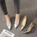 Large Size 2025 Autumn New Pointed High-heeled Women's Fashion Detail Shoes_vogvips.com