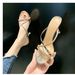 2026 New Style High Mid Heel Shoes Round Toe European And American Slippers One-Line Rhinestone Sandals For Women Summer_vogvips.com