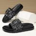 2026 New Couple's Canvas Retro Men's And Women's Sandals, Popular Among Students, Trendy Beach Slippers For Cross-Border_vogvips.com