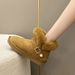 Snow Boots For Women New Winter Warm Fur Integrated With Plush Thick Bread Northeast Cotton Shoes_vogvips.com