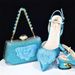 High-heeled sandals with a hard box jewel handbag set Daily party shoe bag_vogvips.com