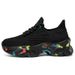 Plus-size men's and women's shoes flying woven sports shoes over foot shoes Casual shoes socks shoes Couple shoes_vogvips.com
