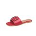 Women's Fashion Metal Buckle Round Toe Flat Sandals Summer Outdoor Wear Popular New Style_vogvips.com