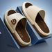2025 New Men's Summer Outdoor Wear Indoor Home Anti Slip Thick Sole Trendy Cool And Fashionable Slippers Men_vogvips.com
