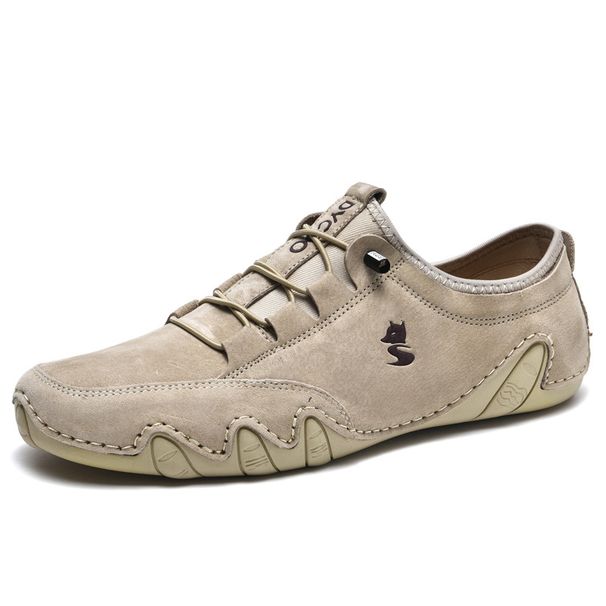 First Layer Leather Men's Shoes Low-top Casual Shoes Martin Shoes Men's Octopus Large Size Shoes_vogvips.com