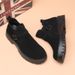 Martin Boots Men's High-top Velvet Cotton Shoes Black Medium-top Tooling Short Boots Leather Shoes Men's_vogvips.com