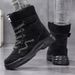 2025 Winter New Snow Boots With High Top And Thick Velvet, Anti Slip Cotton Boots, Cold Resistant Boots_vogvips.com