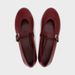 ZA2025 Spring New Women's Red Patent Leather Effect Ballet Flats Casual Shallow Mouth Flat Heel Single Shoes For Women_vogvips.com