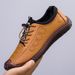 2025 Summer Hollow Breathable Top Bottom Soft Leather Men's Casual Anti Slip And Wear Resistant Lazy Shoes_vogvips.com