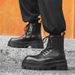 Retro Locomotive Tooling Boots Outdoor Hiking Boots Casual Boots_vogvips.com