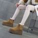 Snow Boots Women's Small Thick-soled Inner Height-increasing Short Boots Cold-proof And Hairy Casual Warm Women's Boots_vogvips.com