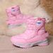 Children's Shoes Snow Boots Children's Cotton Shoes Girls Non Slip Cotton Boots Winter New Velvet Warm Short Boots Boys Sports Shoes_vogvips.com