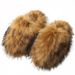 Snow Warm Winter Anti-Raccoon European And American Plus Size Women's Mid-Calf Cross-Border Thickened Fur Boots_vogvips.com