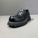 Leather For Men, Korean Version, Trendy, Handsome, Casual, Sponge Cake, Black Genuine Leather, Loafers, British Style,_vogvips.com