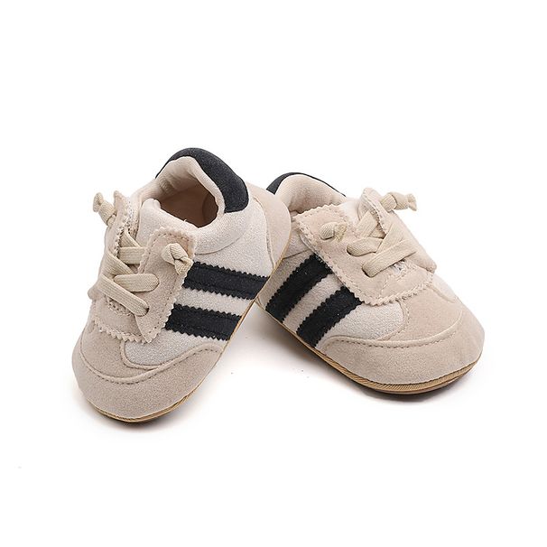 Spring Autumn 3-6-12 Months Baby Boys And Girls 0-1 Year Old Infant Training Casual Soft Sole Anti-Slip Walking Shoes_vogvips.com