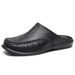 Spring/Summer New Men's Sandals EVA Integrated Indoor/Outdoor Cool Dragging Large Cap Half Tray X10_vogvips.com