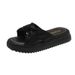 Fairy-style Soft-soled Height-increasing Slippers For Women, 2026 Summer New Fashion Thick-soled One-strap Outdoor Beach_vogvips.com
