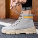 European Warm Series New Autumn Winter Non-Slip Labor Protection Construction Site Casual Martin Breathable High-Top Work Boots Men's Trendy_vogvips.com