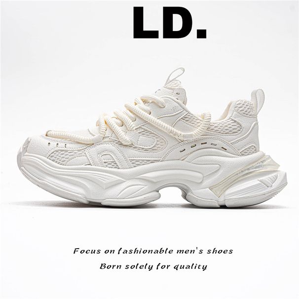 2026 Spring Thick-Soled Retro Dad For Men, Trendy FashiNewable Versatile Sports Casual Shoes_vogvips.com
