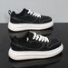 Men's Spring/Summer New Sporty Casual Mesh Shoes, Versatile Breathable White Shoes, Ultra Light Thick Sole Height Increasing Sneakers, Men's X18_vogvips.com