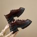 2025 Autumn/Winter British Retro Thick-Soled Height-Increasing Ultra-Light Slip-On Loafers For Women, College Casual_vogvips.com