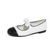 666-19 Princess Nini's Small -style Round-toe Bow Flat Ballet Shoes For Women, Mary Jane 2026 New Model_vogvips.com