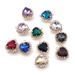 New Decorative Love Color Jewel Crystal Diamond Shoes Flower Shoe Buckle DIY I-button Shoe Accessories Accessories_vogvips.com