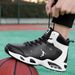 Men's High-Top Basketball Shoes,Fashion Air Cushioning,Comfortable Non-Slip,Breathable Shock-Absorbing Outdoor_vogvips.com