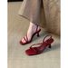 Chuyuji French-style High-heeled Shoes For Women, Thin Heels That Don't Tire The Feet, 2026 New Model, Square-toed,_vogvips.com