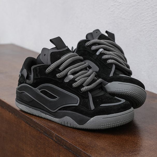 2025 Spring And Summer New Niche Couple's Trendy Height Increasing Casual Sports Versatile Men's Board Shoes_vogvips.com
