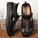 Cross-Border Spring New Sandals Handmade Stitching Export Casual Outdoor Breathable Men's Large Size Beach Shoes_vogvips.com