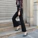 2021 Summer New Women's Sandals With Closed Thin Heel, Pointed Toe, Suede, Open Back, Fashionable Korean Style High_vogvips.com