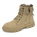 European Warm Series Spring Workwear Martin Men High Top British Style Work Wear-Resistant Yellow Outdoor Sports Safety Combat Training Boots_vogvips.com
