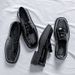 Men's Leather Slip-On Loafers Business Casual Formal Shoes Square Toe Trendy 20155-R_vogvips.com