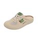 Half-white Shoes Women's Mesh Breathable Student Board Shoes Casual Shoes Increase Orgasm_vogvips.com