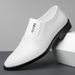 2025 Spring And Autumn New Men's Business Formal British Style Pointed Toe Slip-On Single White Leather Shoes Men 221_vogvips.com