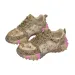 Designer Chunky Sneakers Sparkly Platform Dad For Women European Style Street Fashion New Summer Thick Sole Rhinestone_vogvips.com