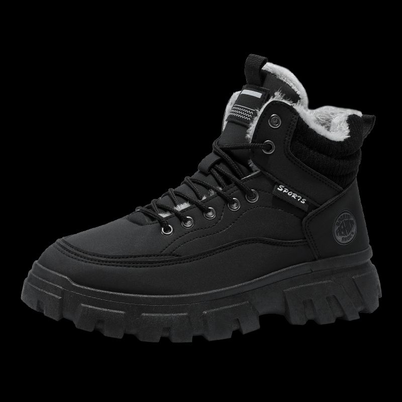 New Leather Spring Men's Shoes High-top Men's Heightening Tooling Martin Boots_vogvips.com