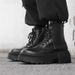 Martin Boots Thick-soled Heightening Retro Tooling Boots Lace-up Men's Boots_vogvips.com