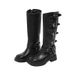 Melard Over-the-Knee Long For Women 2025 New Model Gold Belt Buckle Western Cowboy Riding Boots_vogvips.com