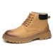 European Warm Series Men's Martin 2025 Autumn Winter Fleece Lined Thickened Warm Yellow Casual Trendy British Work Boots_vogvips.com