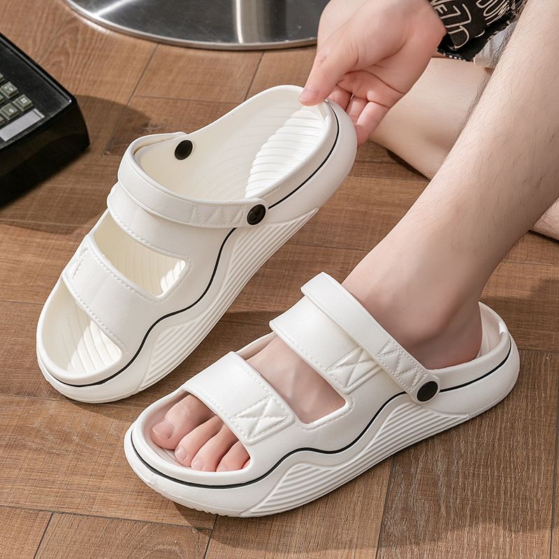 Men's Sandals Outdoor Anti-slip Water Driving Dual-purpose Casual Beach Slippers_vogvips.com